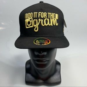 DO IT FOR THE GRAM! BLK SNAPBACK HAT